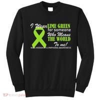 I Wear Lime Green Non-Hodgkin's Lymphoma Sweatshirt thumb 0