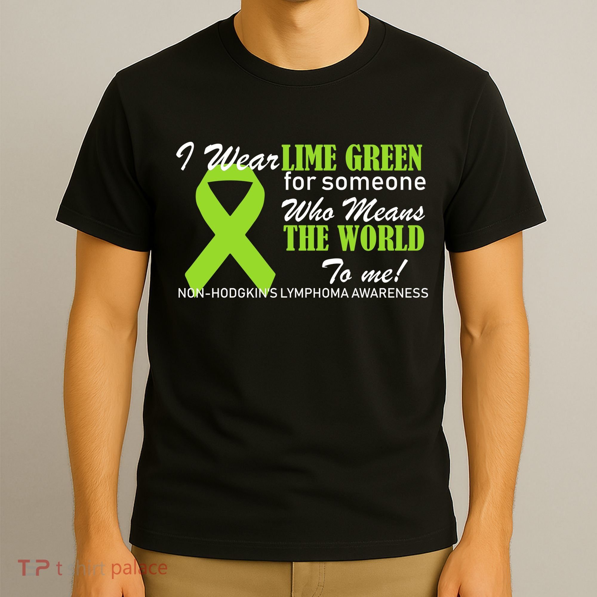 I Wear Lime Green Non-Hodgkin's Lymphoma T-Shirt
