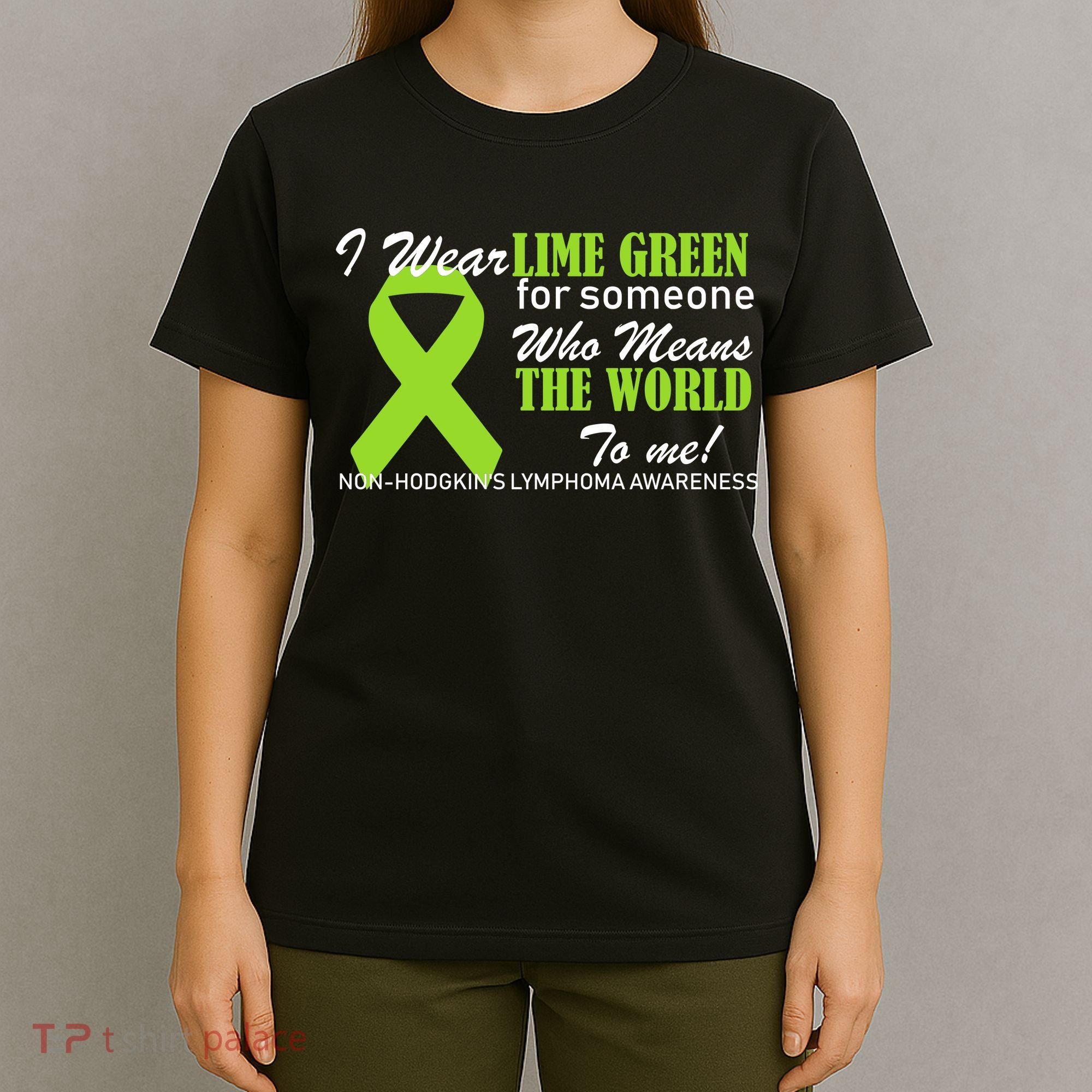I Wear Lime Green Non-Hodgkin's Lymphoma T-Shirt