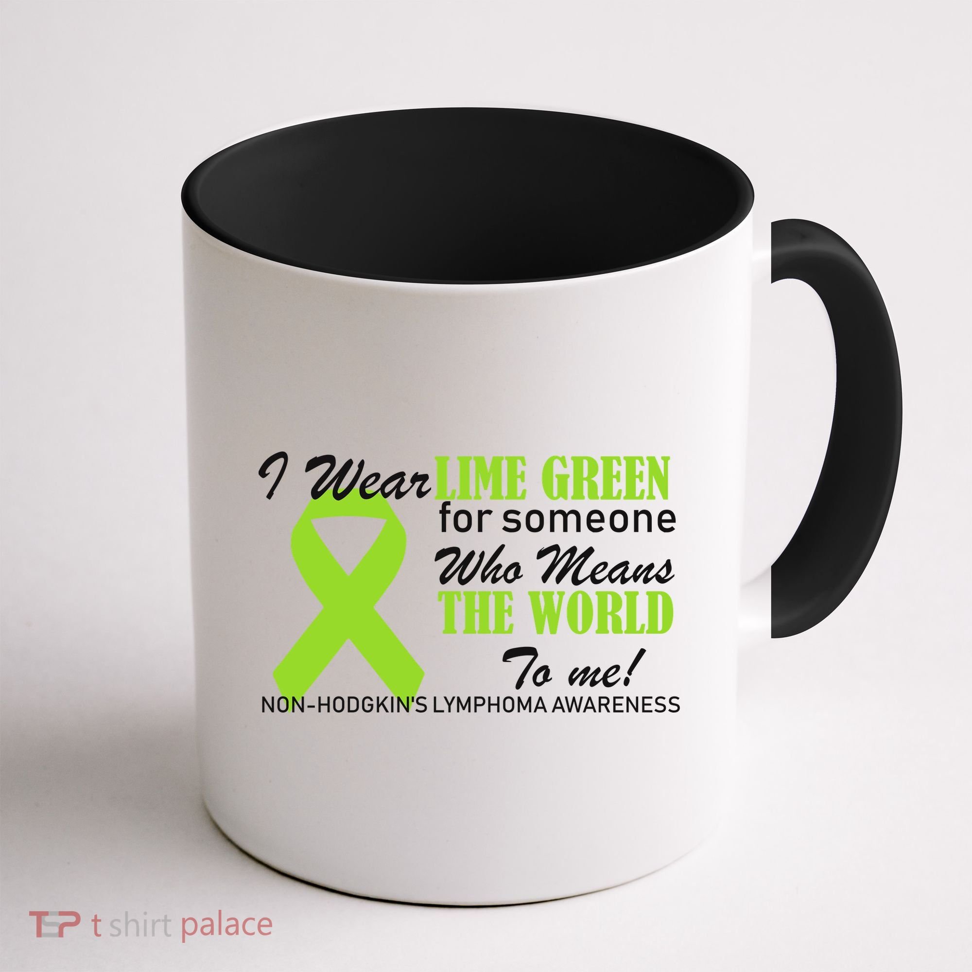 I Wear Lime Green Non-Hodgkin's Lymphoma Coffee Mug