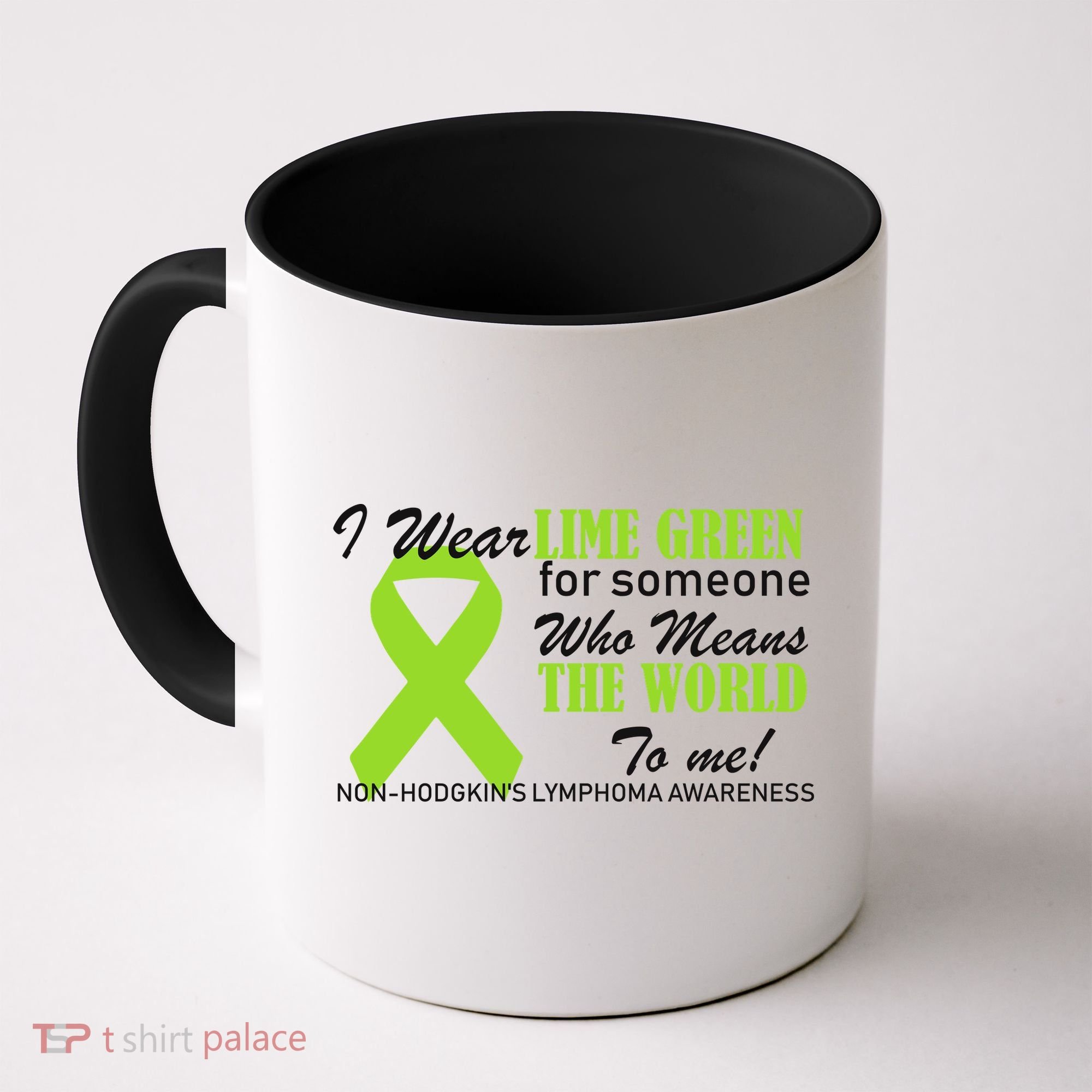 I Wear Lime Green Non-Hodgkin's Lymphoma Coffee Mug