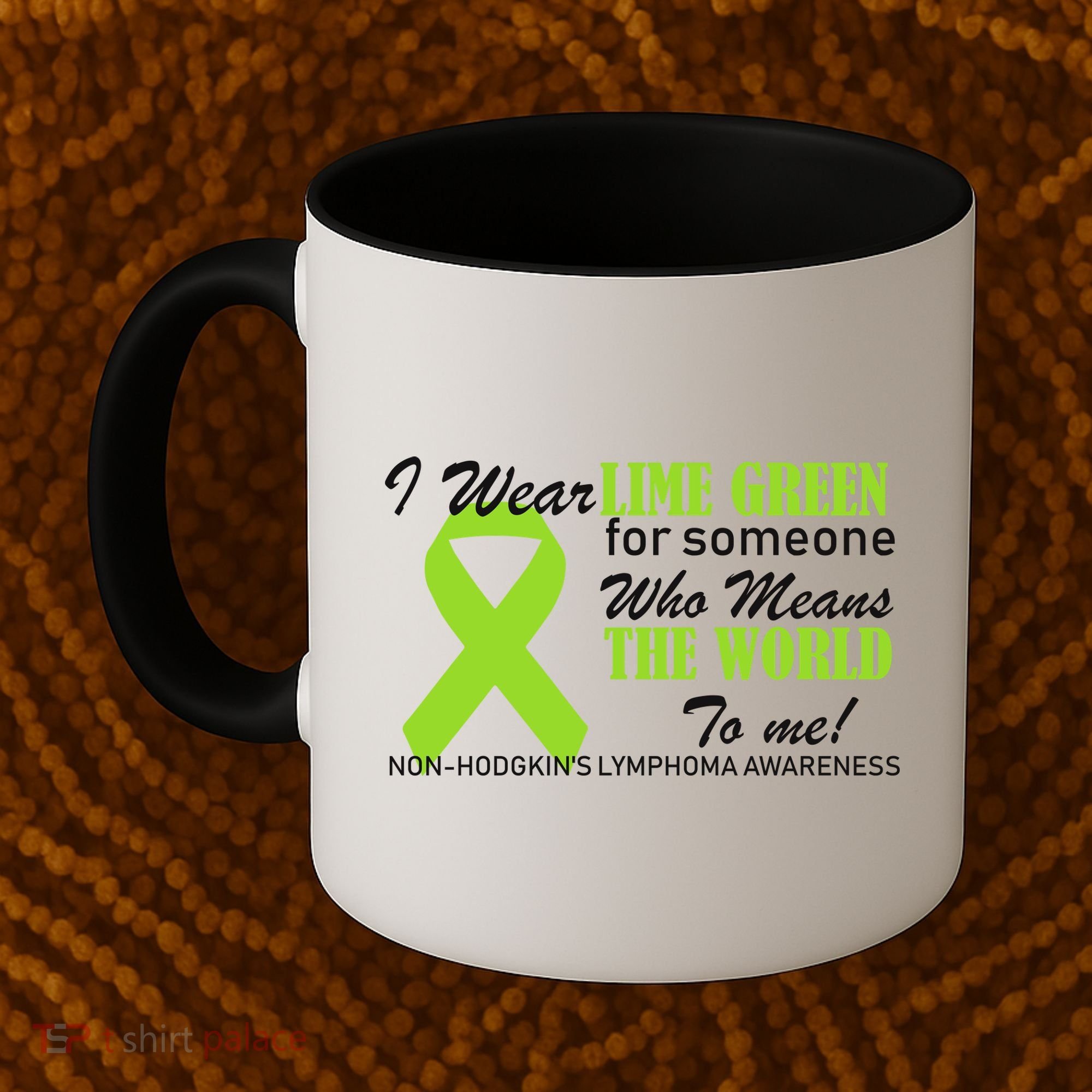 I Wear Lime Green Non-Hodgkin's Lymphoma Coffee Mug