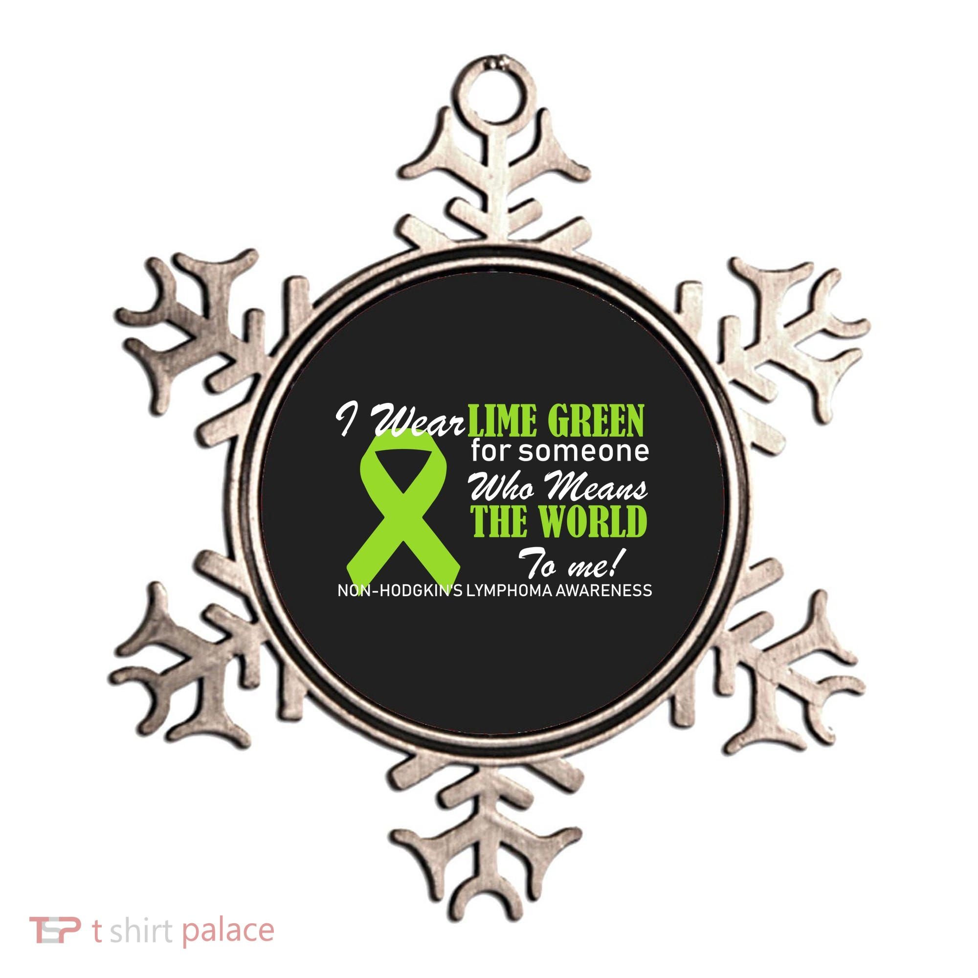 I Wear Lime Green Non-Hodgkin's Lymphoma Ornament