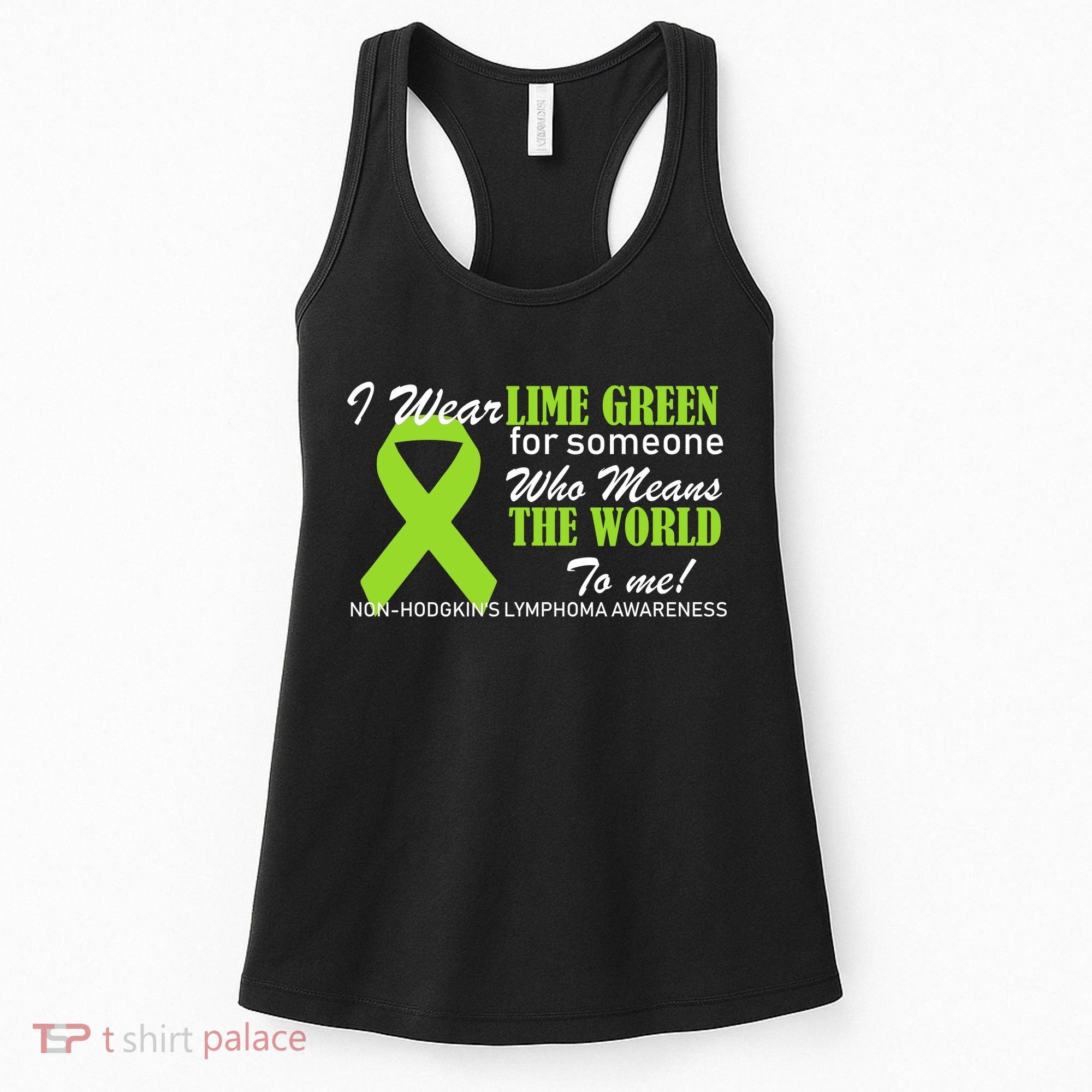 I Wear Lime Green Non-Hodgkin's Lymphoma Women's Tank Top