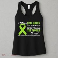 I Wear Lime Green Non-Hodgkin's Lymphoma Women's Tank Top thumb 3