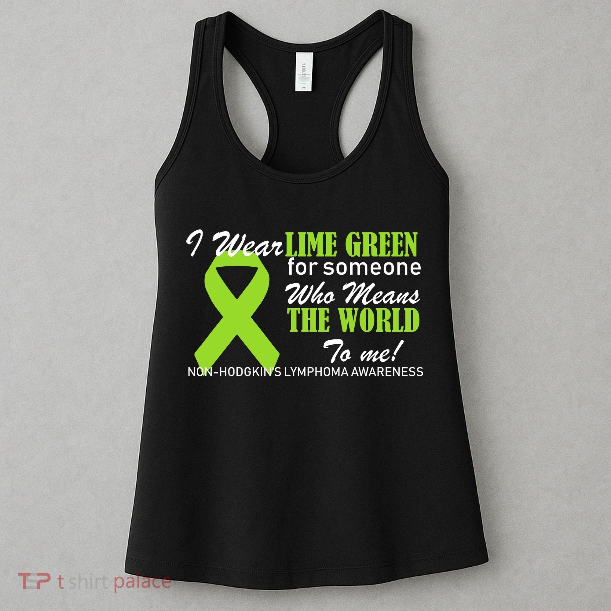 I Wear Lime Green Non-Hodgkin's Lymphoma Women's Tank Top