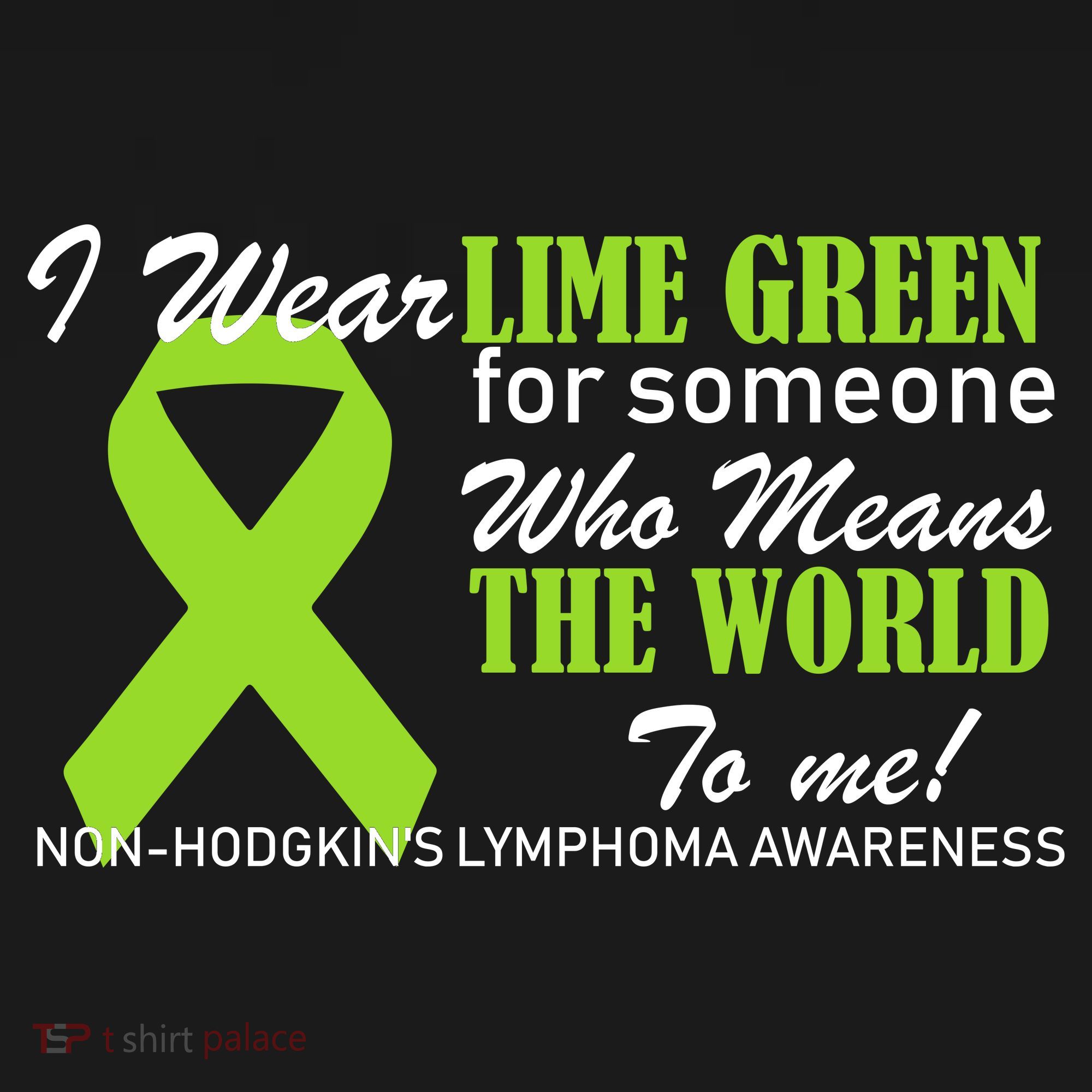I Wear Lime Green Non-Hodgkin's Lymphoma Women's Tank Top