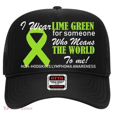 I Wear Lime Green Non-Hodgkin's Lymphoma Hat
