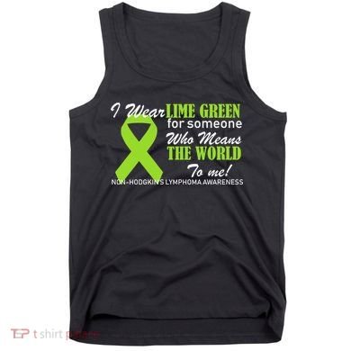 I Wear Lime Green Non-Hodgkin's Lymphoma Tank Top