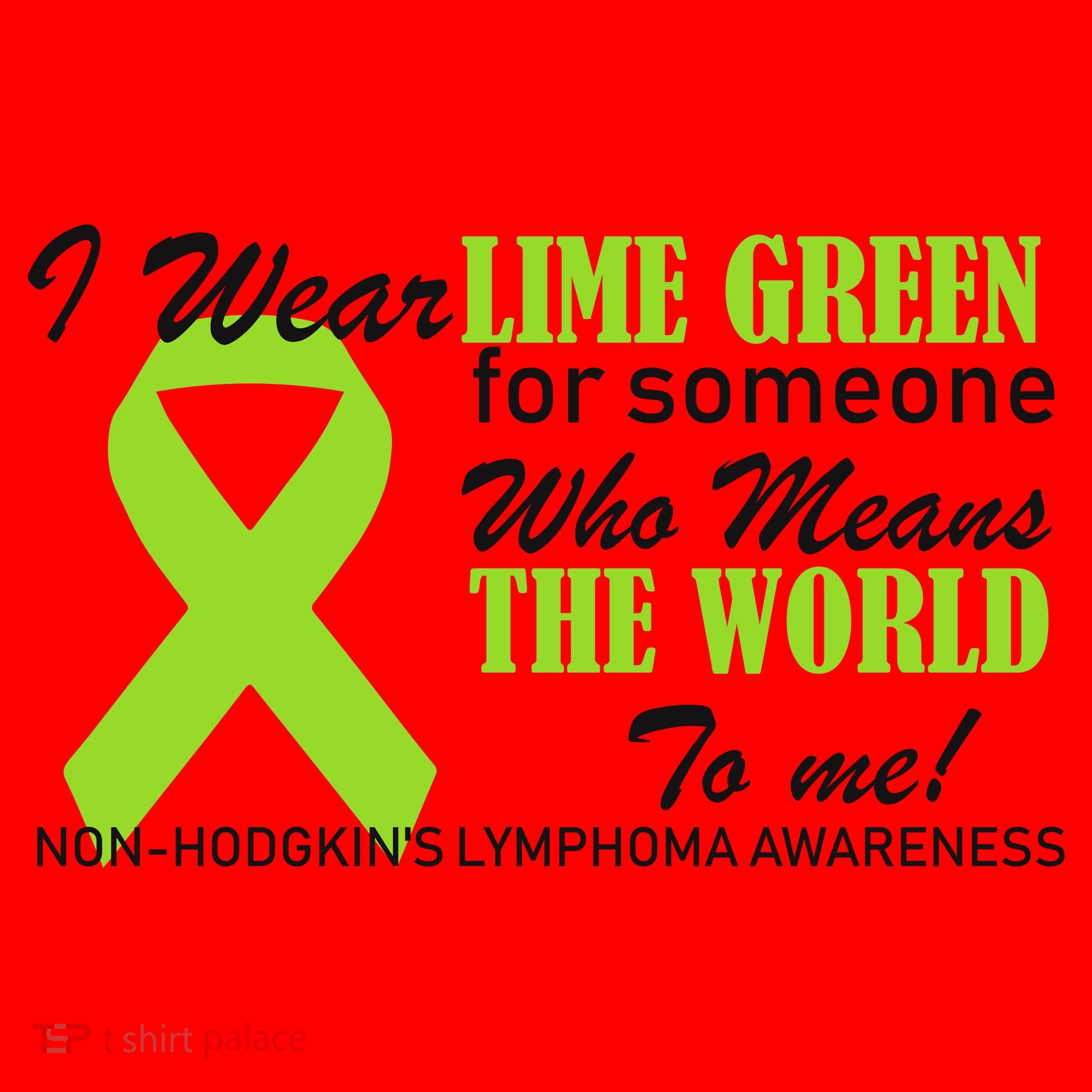 I Wear Lime Green Non-Hodgkin's Lymphoma Santa Hat
