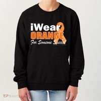 I Wear Orange For Someone I Love Leukemia Women's Sweatshirt thumb 0