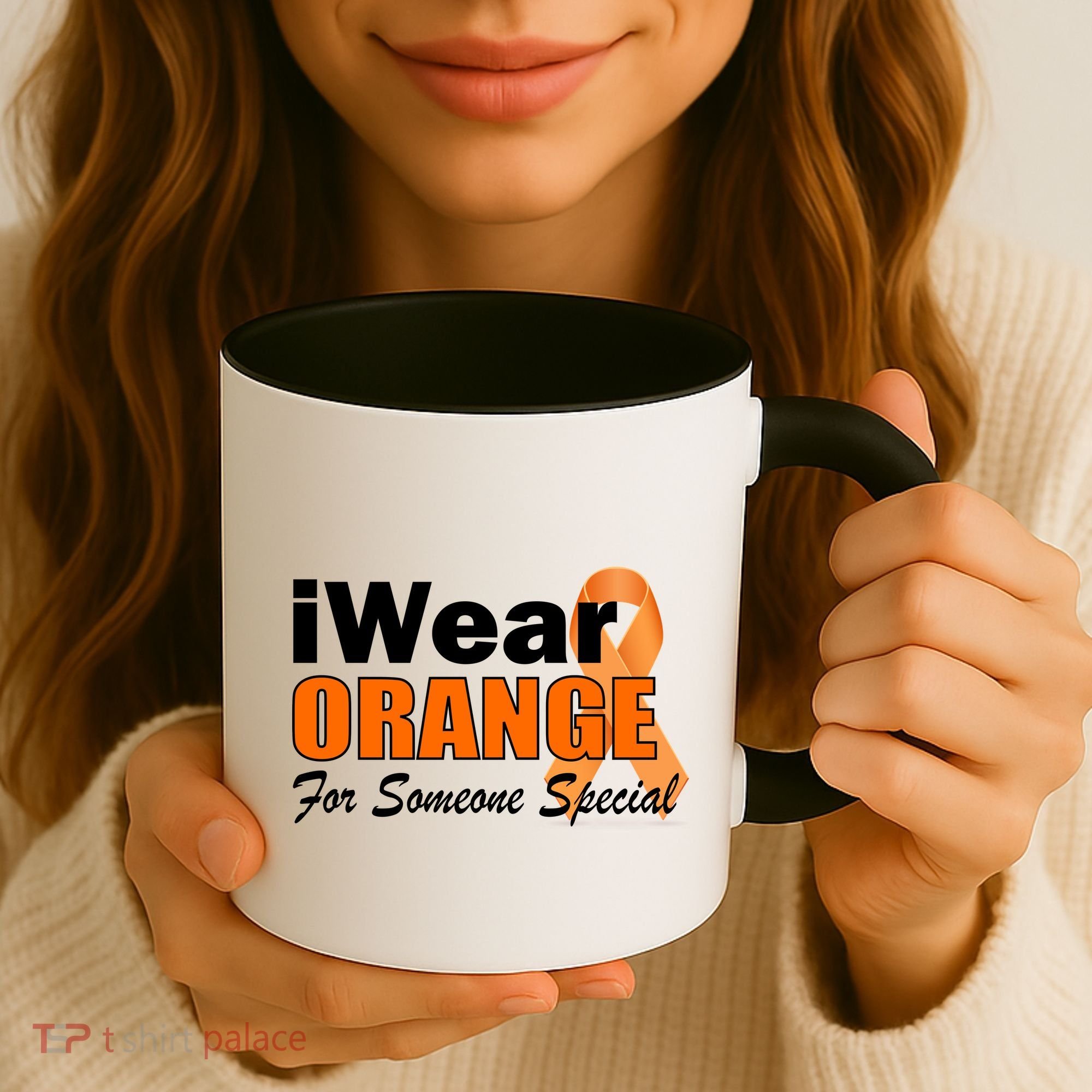 I Wear Orange For Someone I Love Leukemia Coffee Mug