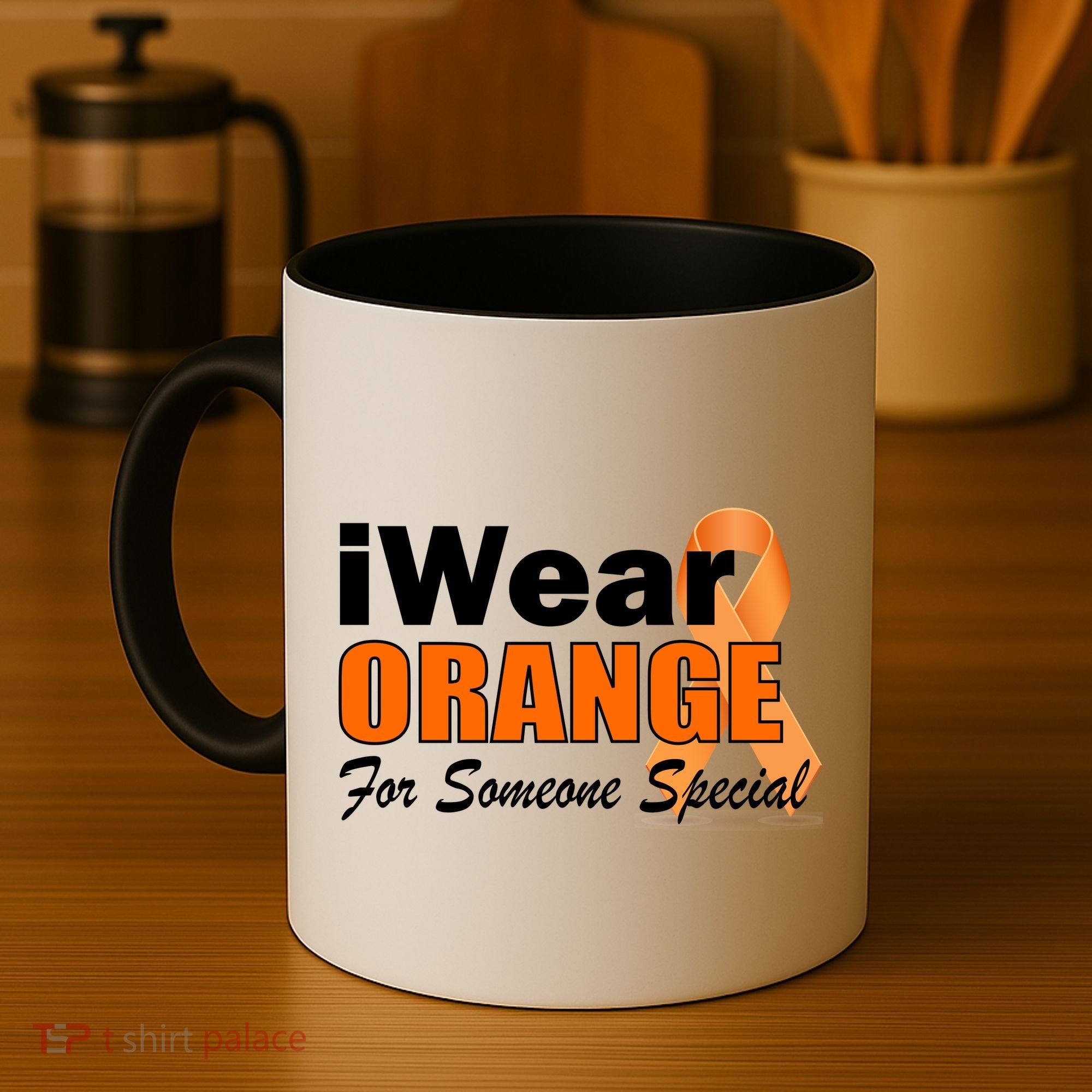 I Wear Orange For Someone I Love Leukemia Coffee Mug