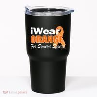 I Wear Orange For Someone I Love Leukemia Tumbler thumb 0