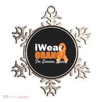 I Wear Orange For Someone I Love Leukemia Ornament thumb 0
