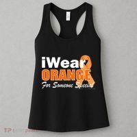 I Wear Orange For Someone I Love Leukemia Women's Tank Top thumb 3
