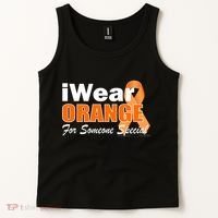 I Wear Orange For Someone I Love Leukemia Tank Top thumb 2