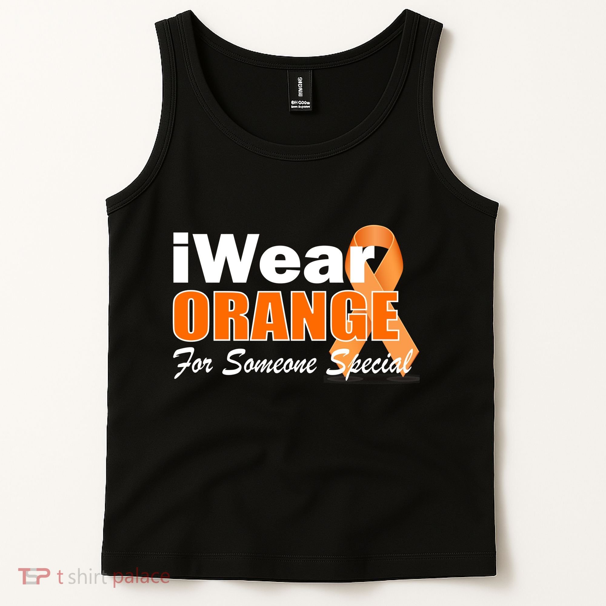 I Wear Orange For Someone I Love Leukemia Tank Top