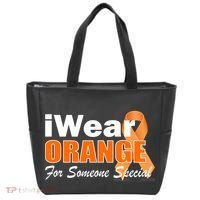 I Wear Orange For Someone I Love Leukemia Tote Bag thumb 0