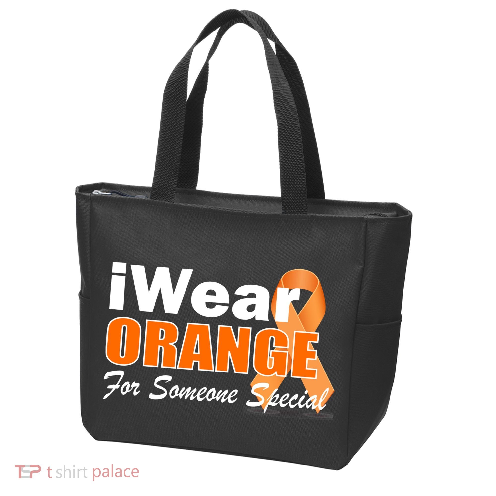 I Wear Orange For Someone I Love Leukemia Tote Bag