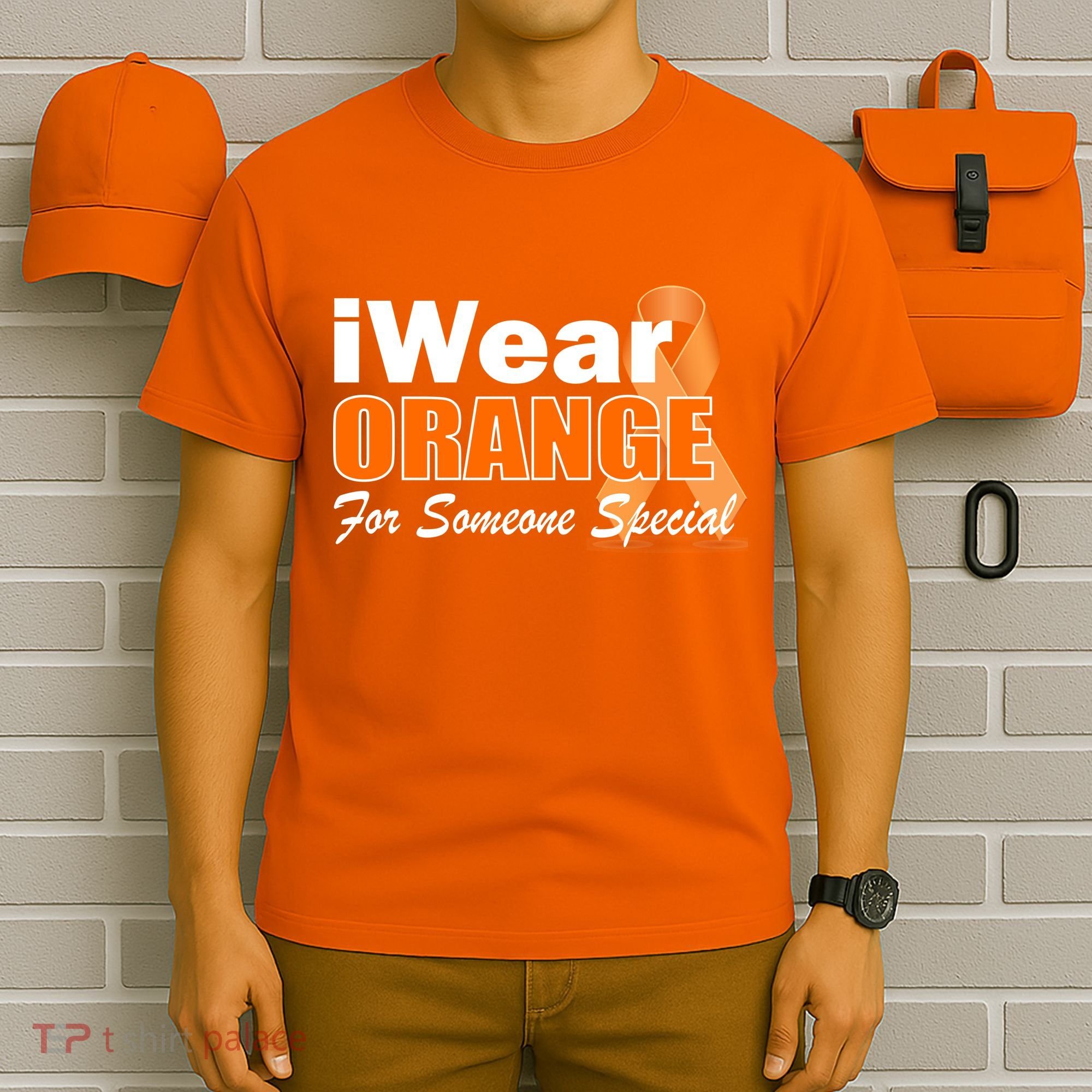 I Wear Orange For Someone I Love Leukemia T-Shirt