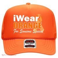I Wear Orange For Someone I Love Leukemia Hat thumb 0