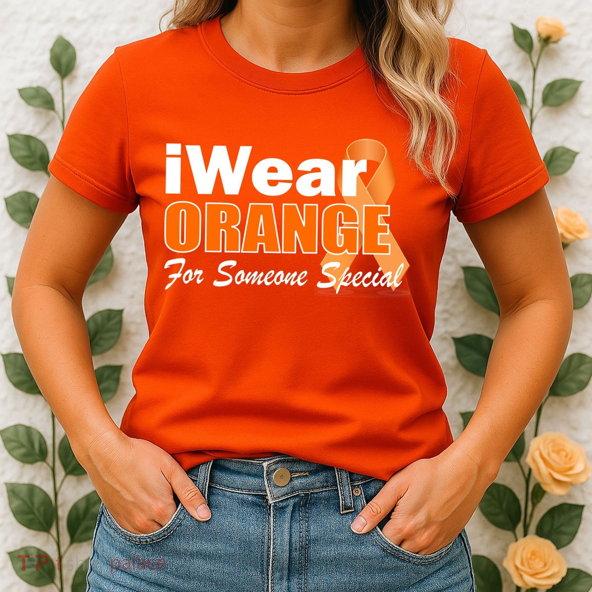 I Wear Orange For Someone I Love Leukemia Women's T-Shirt