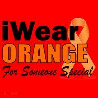 I Wear Orange For Someone I Love Leukemia Santa Hat thumb 1