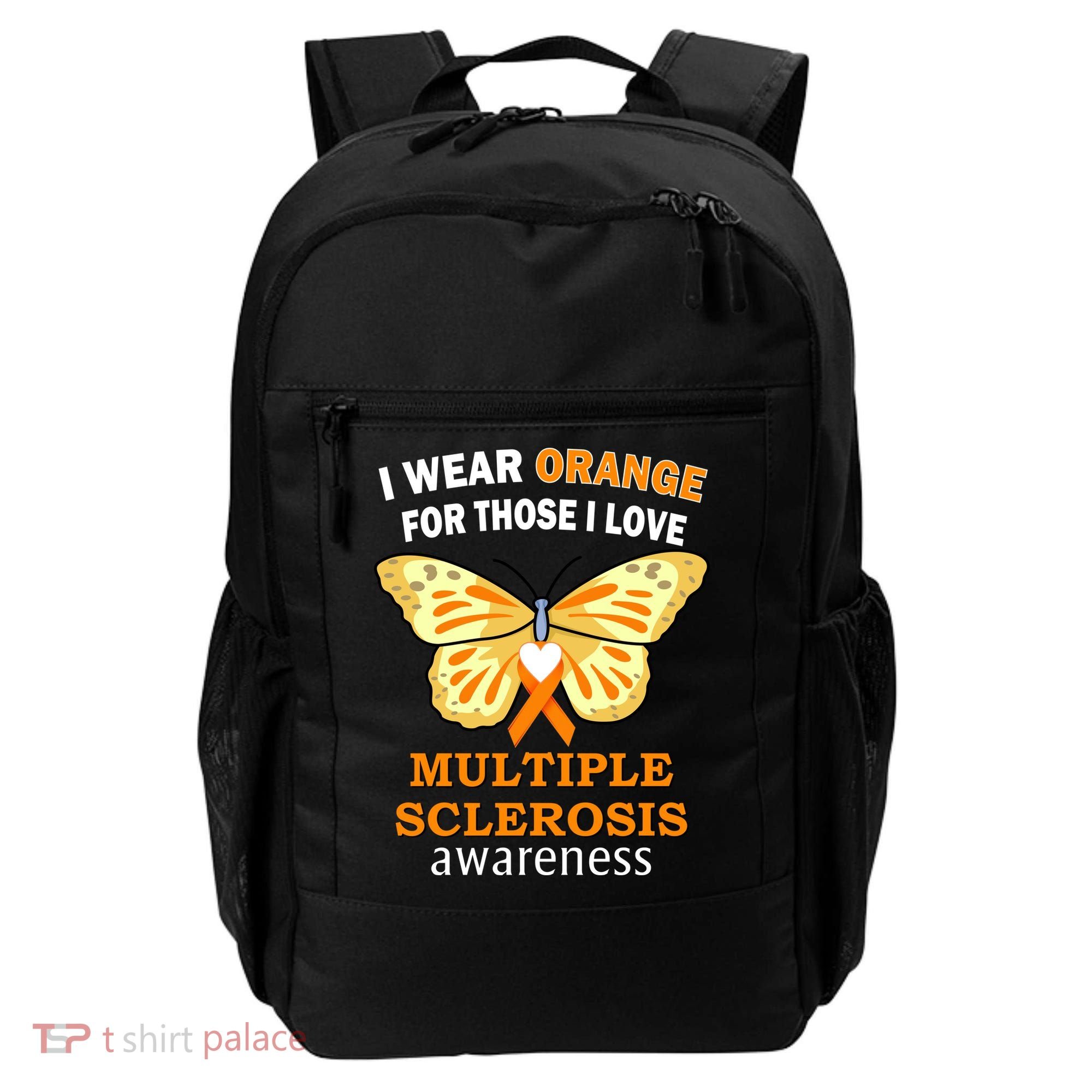 I Wear Orange For Those I Love MS Multiple Sclerosis Backpack