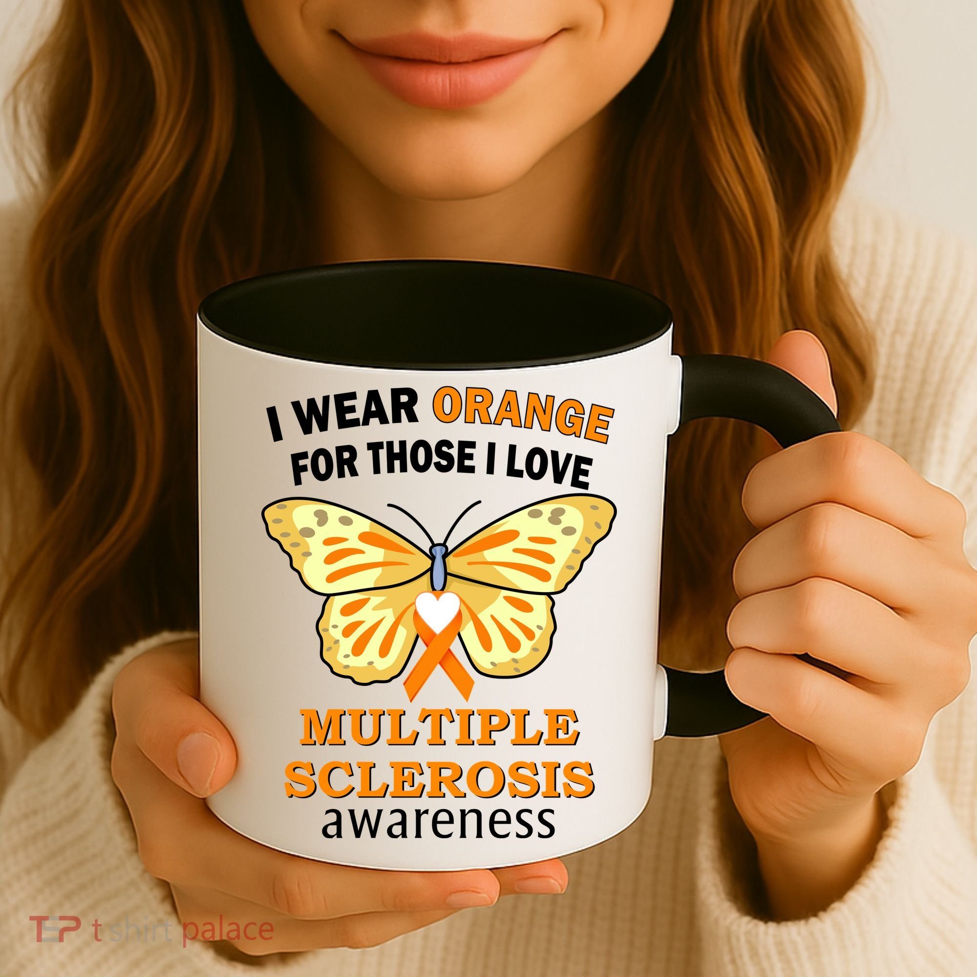 I Wear Orange For Those I Love MS Multiple Sclerosis Coffee Mug