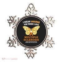 I Wear Orange For Those I Love MS Multiple Sclerosis Ornament thumb 0