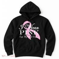 I Wear Pink For My Best Friend Hoodie thumb 0