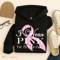 I Wear Pink For My Best Friend Hoodie thumb 4