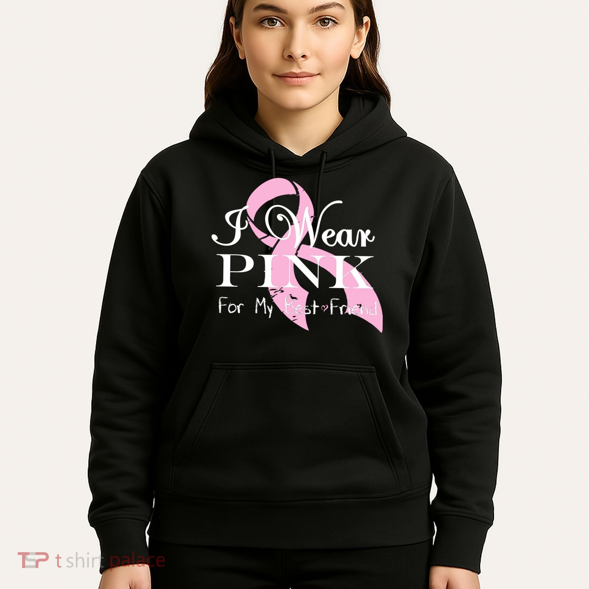 I Wear Pink For My Best Friend Hoodie