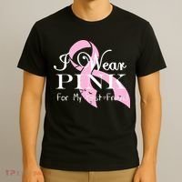 I Wear Pink For My Best Friend T-Shirt thumb 3