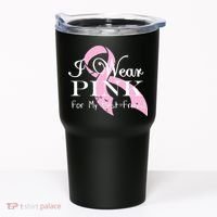 I Wear Pink For My Best Friend Tumbler thumb 0