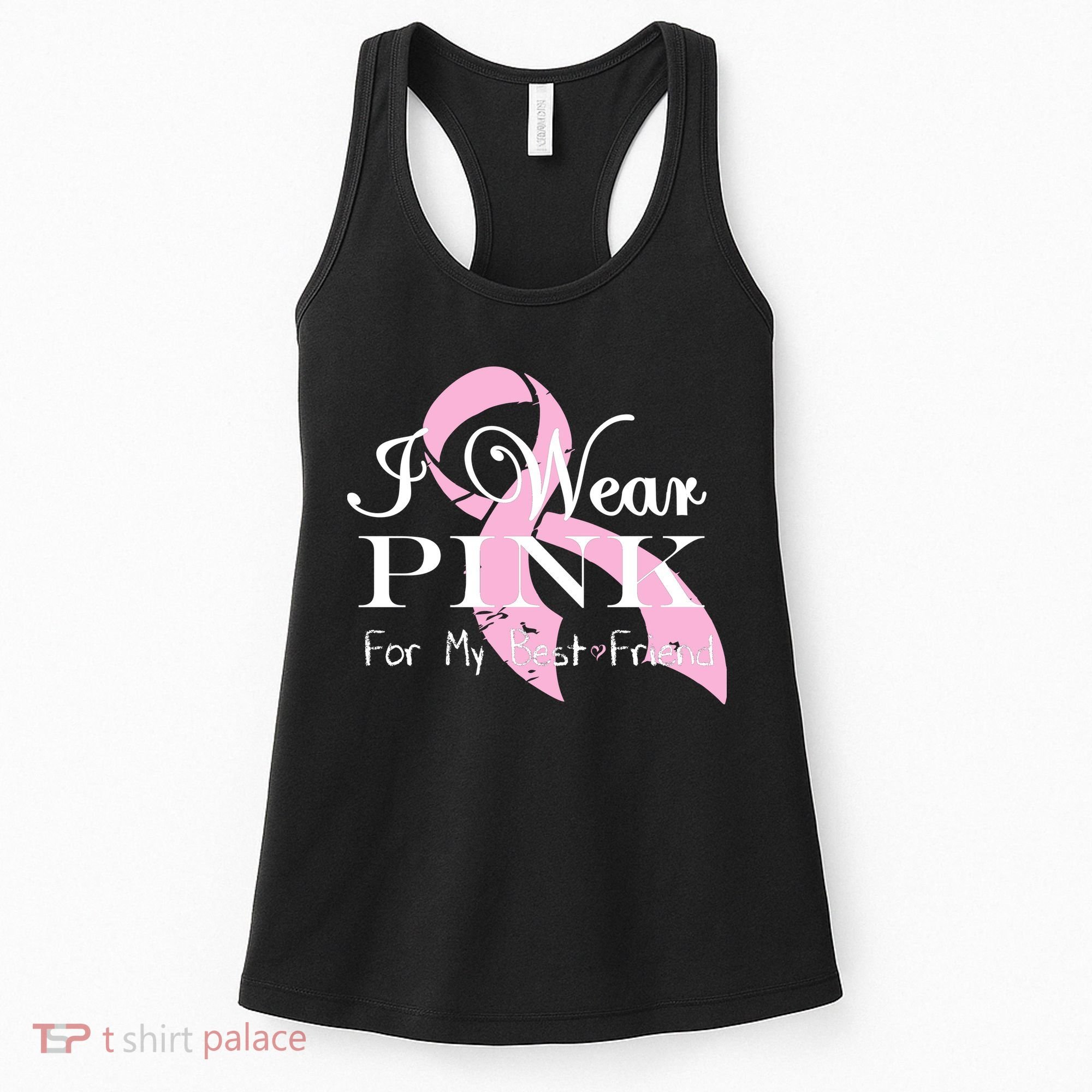 I Wear Pink For My Best Friend Women's Tank Top