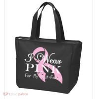 I Wear Pink For My Best Friend Tote Bag thumb 3