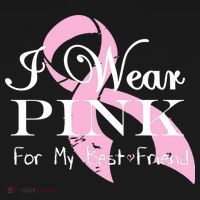 I Wear Pink For My Best Friend Tote Bag thumb 4