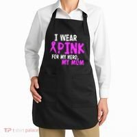 I Wear Pink For My Hero My Mom Apron thumb 2