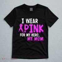 I Wear Pink For My Hero My Mom T-Shirt thumb 5