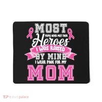 I Wear Pink For My Mom My Hero-Breast Cancer Awareness Mousepad thumb 0