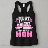 I Wear Pink For My Mom My Hero-Breast Cancer Awareness Women's Tank Top thumb 3