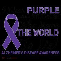 I Wear Purple Alzheimer's Disease Awareness Coffee Mug thumb 5