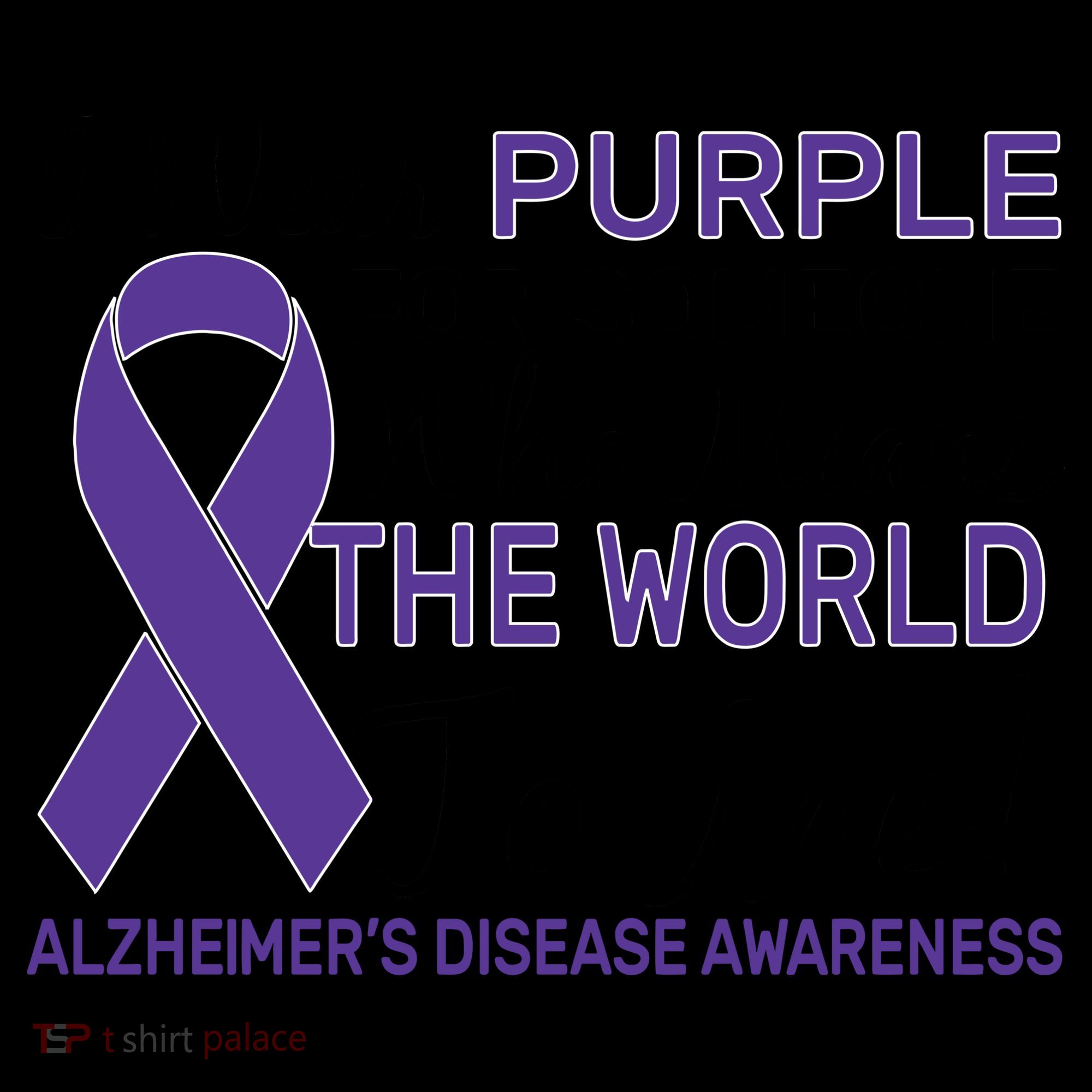 I Wear Purple Alzheimer's Disease Awareness Coffee Mug