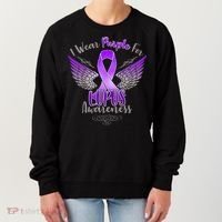 I Wear Purple For Lupus Awareness Women's Sweatshirt thumb 0