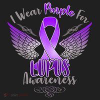 I Wear Purple For Lupus Awareness Women's Sweatshirt thumb 2
