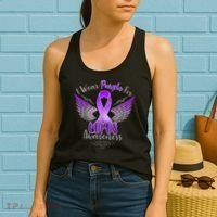 I Wear Purple For Lupus Awareness Women's Tank Top thumb 2