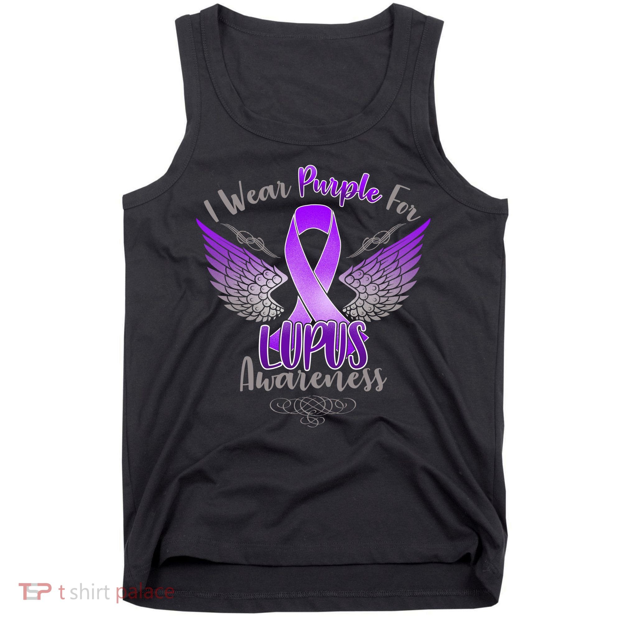 I Wear Purple For Lupus Awareness Tank Top