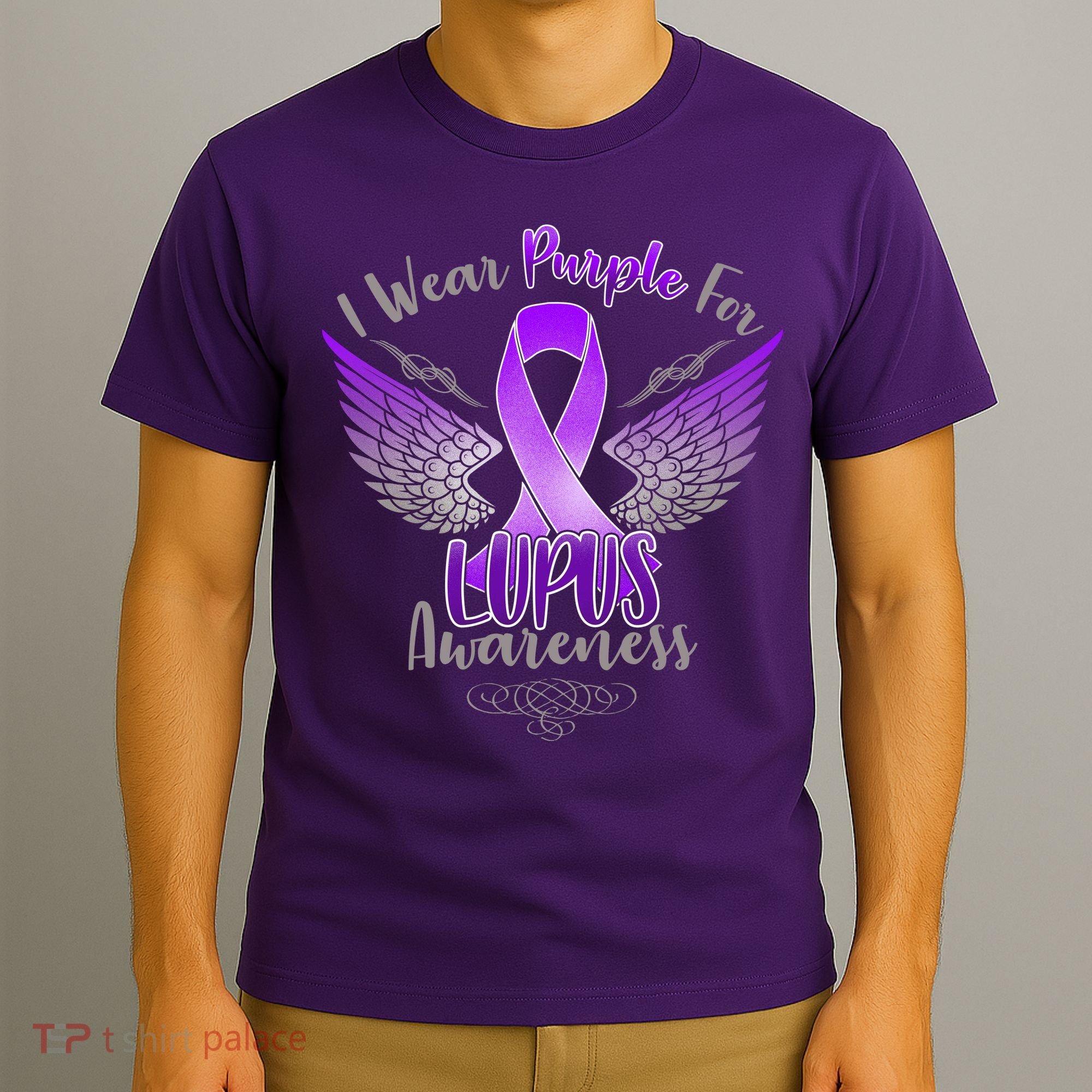 I Wear Purple For Lupus Awareness T-Shirt